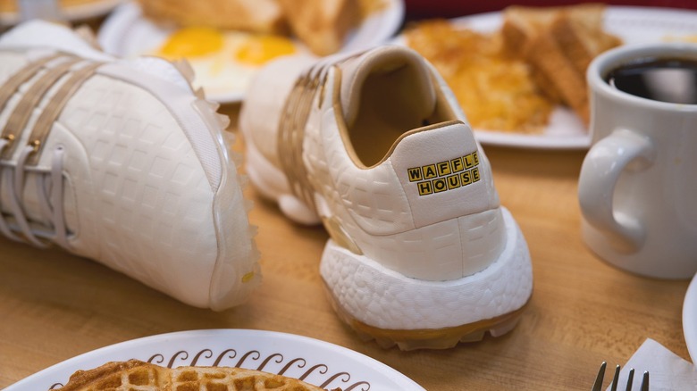 The Waffle House and Adidas shoes