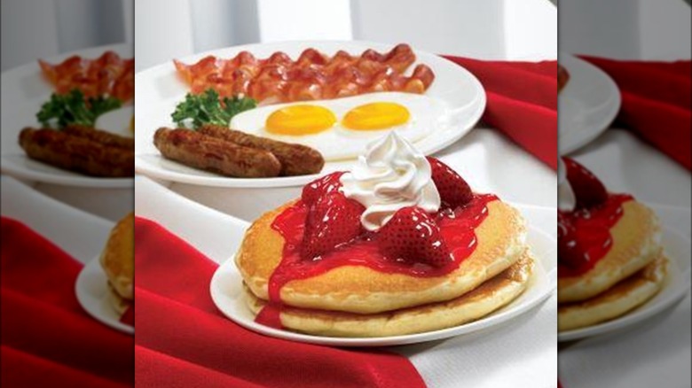 IHOP pancake and breakfast plates