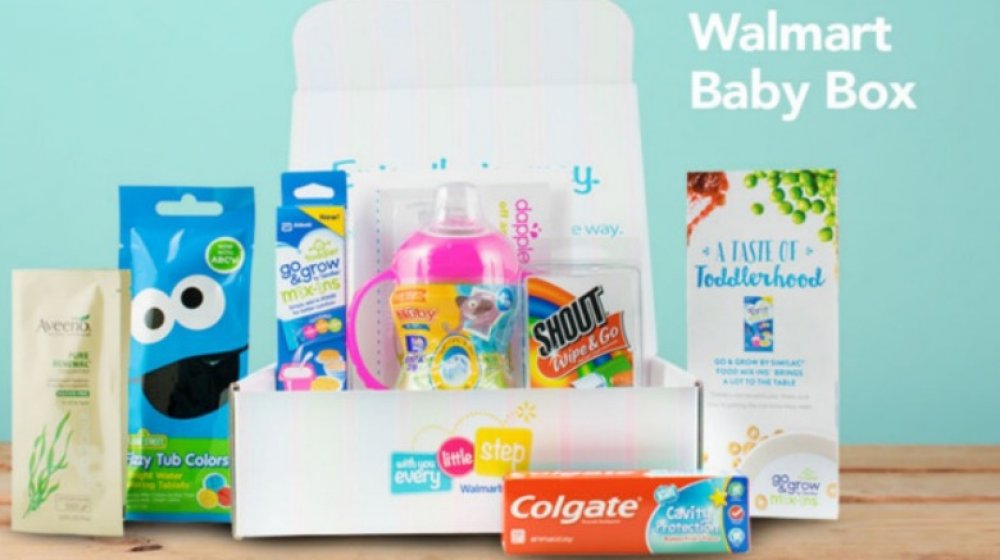 walmart free baby box