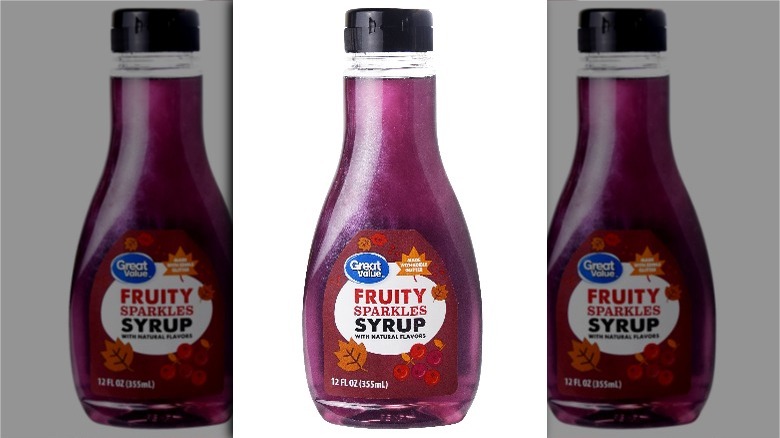 Walmart Fruity Sparkles Syrup