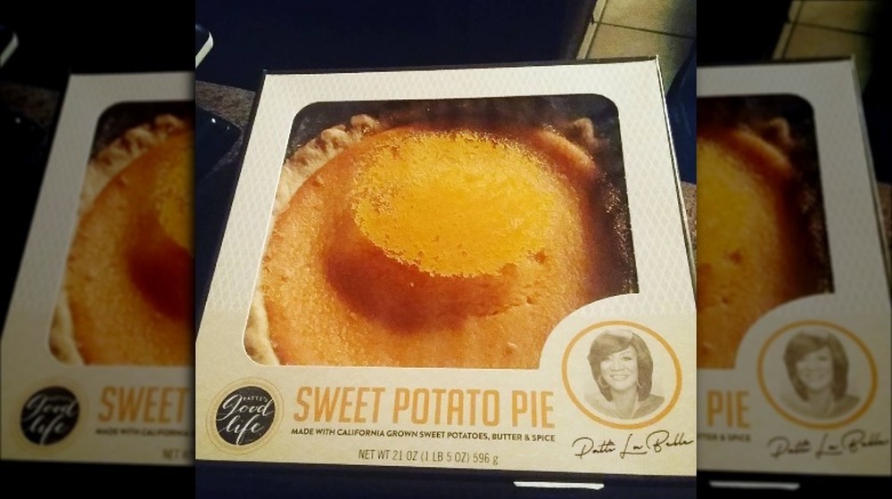 Patti LaBelle sweet potato pie in its package