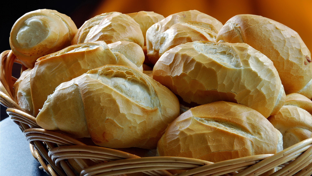 Basket of French bread