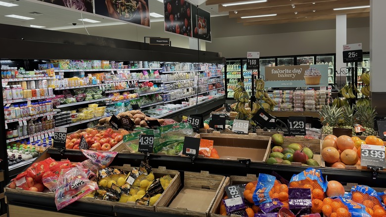 Fresh food section at Target