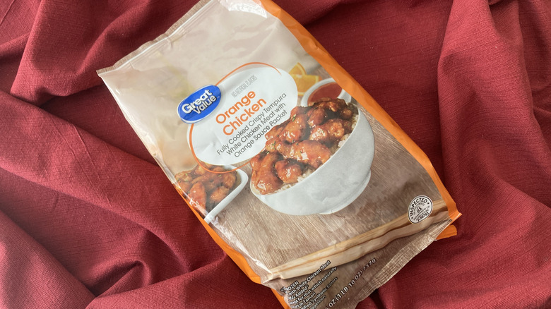 Walmart's Great Value orange chicken