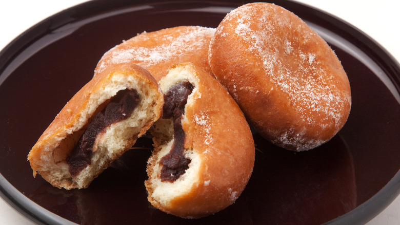 korean red bean donut