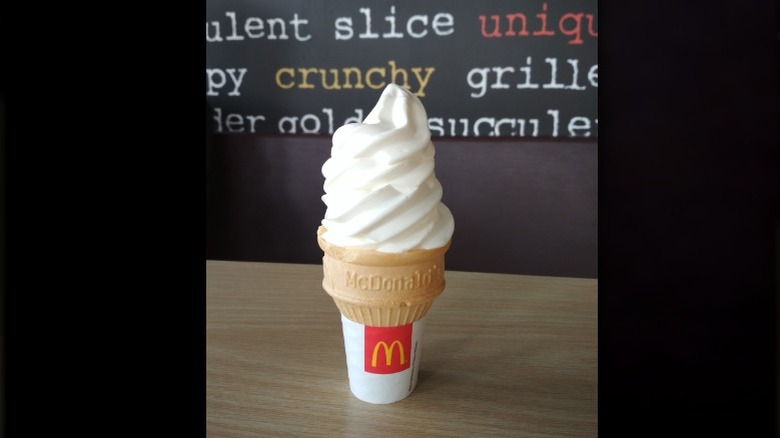McDonald's ice cream cone