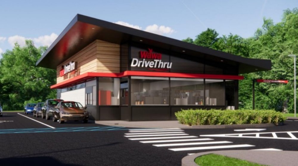 rendering of new drive-thru Wawa