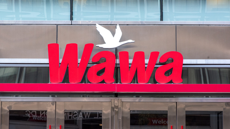 Exterior of a Wawa