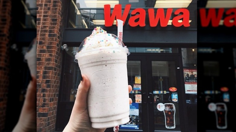 Birthday cake smoothie from Wawa