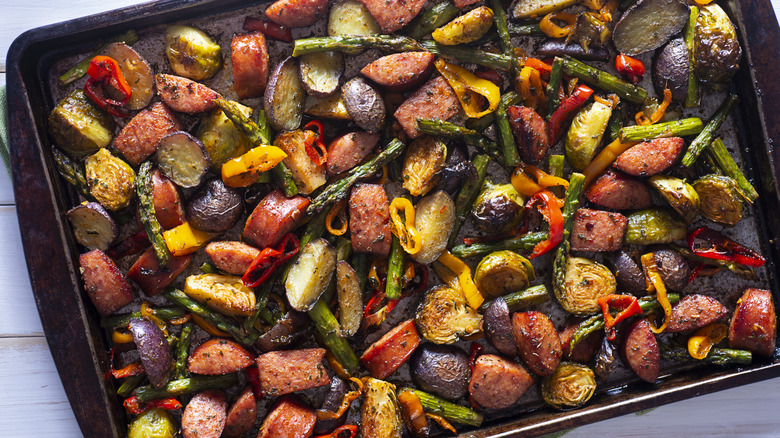 broiled sheet pan meal