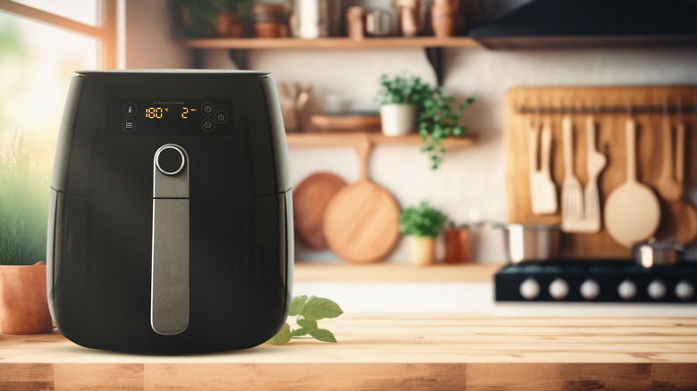 air fryer on counter