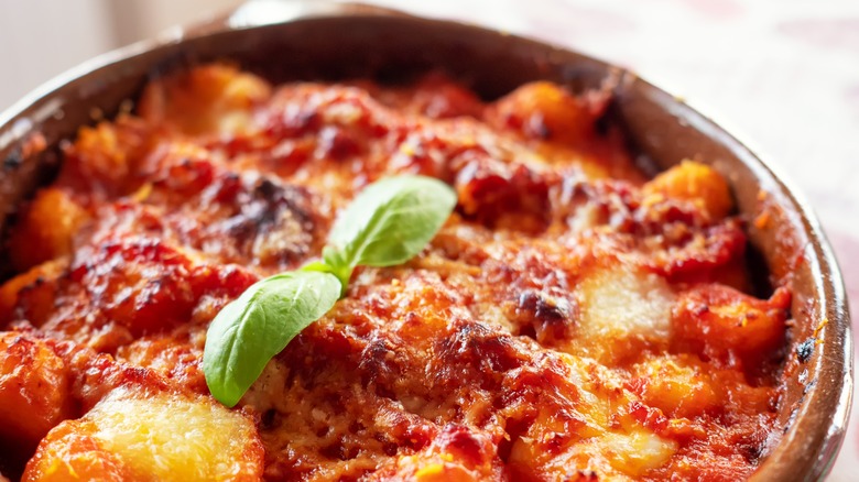 baked gnocchi dish