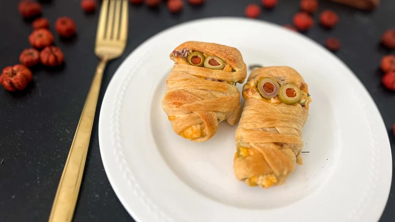 puff pastry Halloween snack 