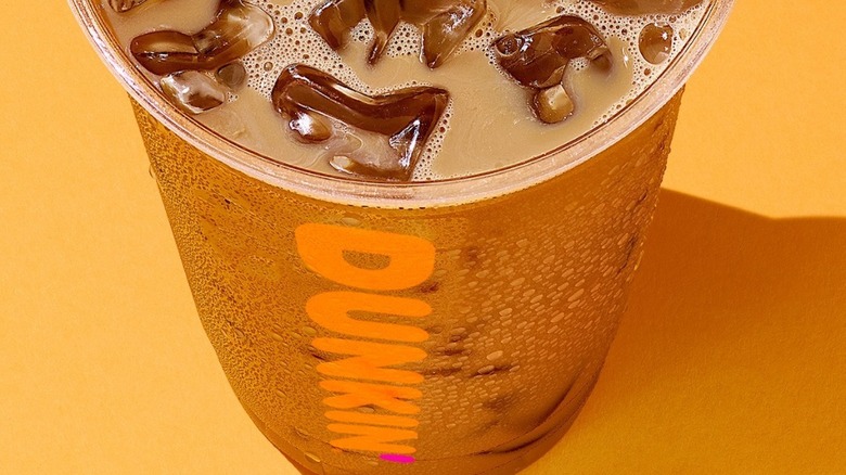 Dunkin' iced coffee