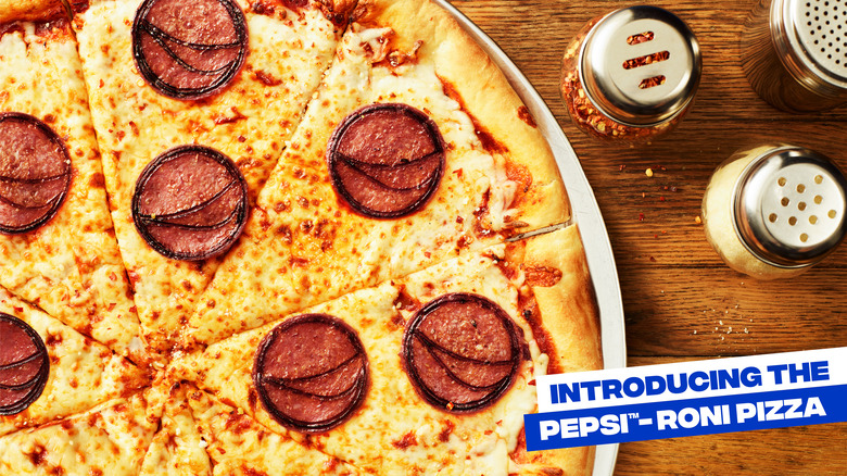 Pepsi's new Pepsi-Roni Pizza