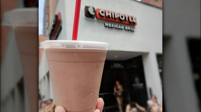 Chipotle chocolate shake