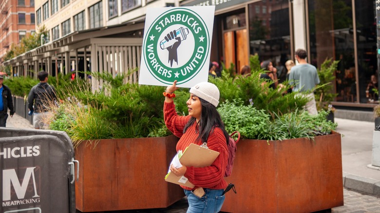 Starbucks protest