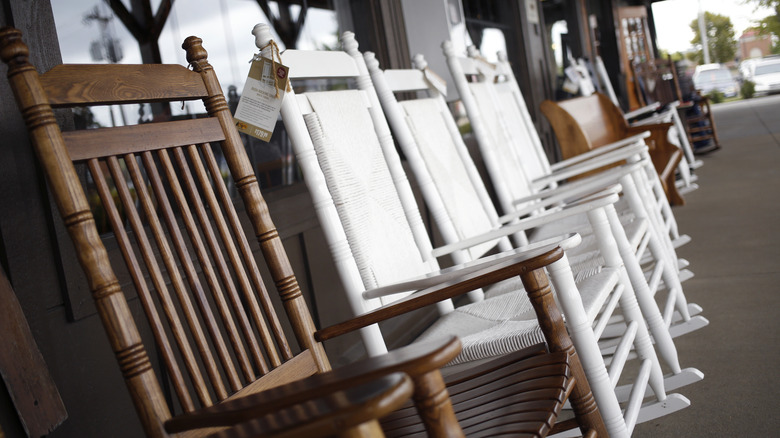 Cracker Barrel rocking chairs