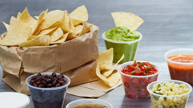 Chipotle chips and salsa