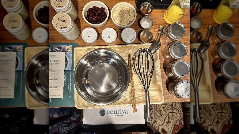 bowl and whisk surrounded by ingredients