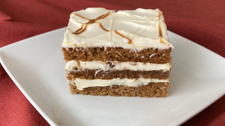 triple tier carrot cake