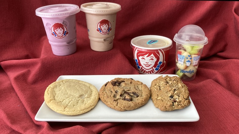 Selection of desserts from Wendy's