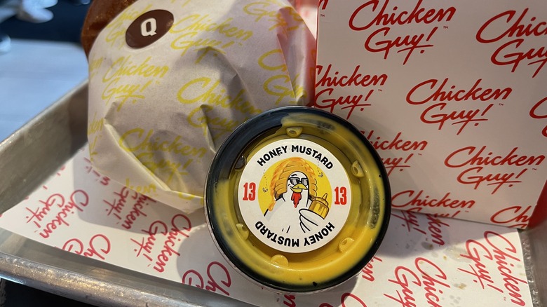 chicken fingers disney springs guy fieri honey mustard