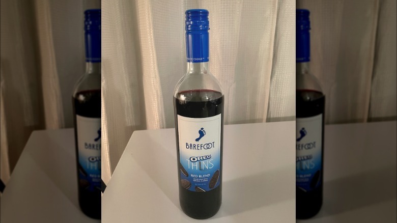 oreo thins barefoot wine bottle