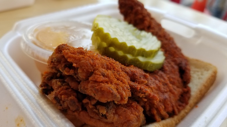 hot Dave's Hot Chicken tender