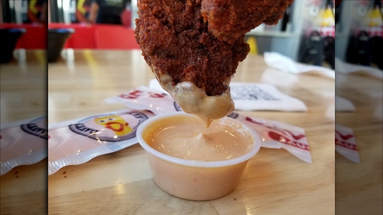 mild Dave's Hot Chicken tender