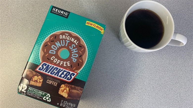 The Original Donut Shop Snickers coffee 