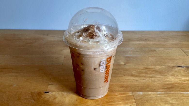 iced pumpkin latte