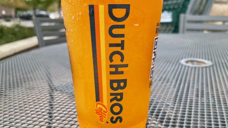 Dutch Bros logo closeup