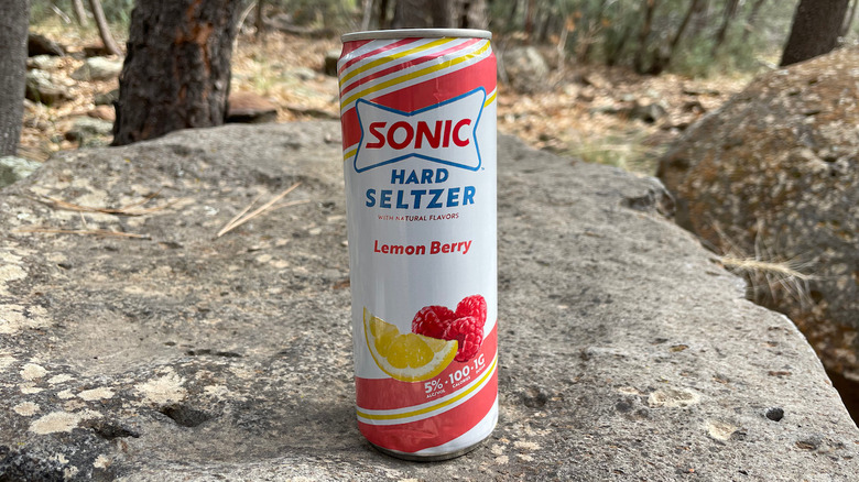 lemon berry seltzer can