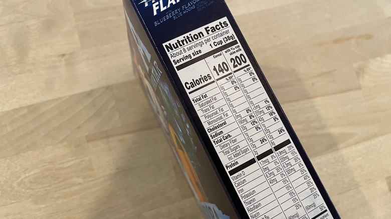 Pandora Flakes nutrition facts