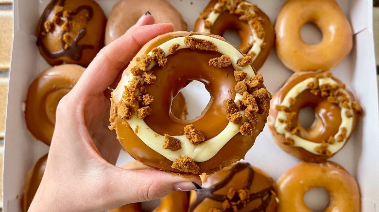 Cookie Butter Cheesecake Doughnut