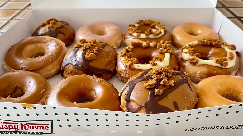 Krispy Kreme's Biscoff Doughnuts