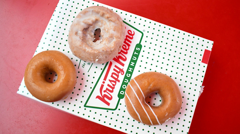 Limited Edition pumpkin spice doughnuts from Krispy Kreme