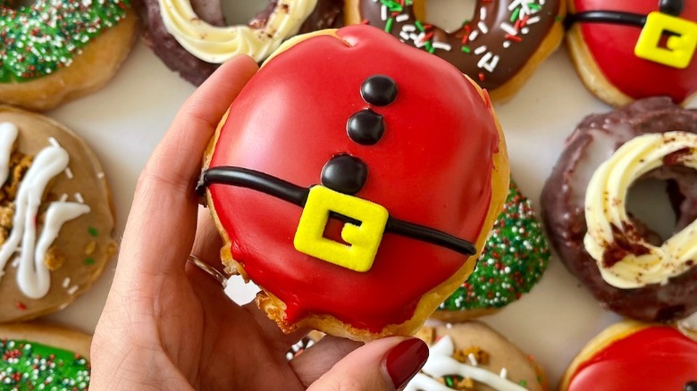 Santa's Belly doughnut