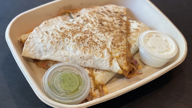 a quesadilla in a box