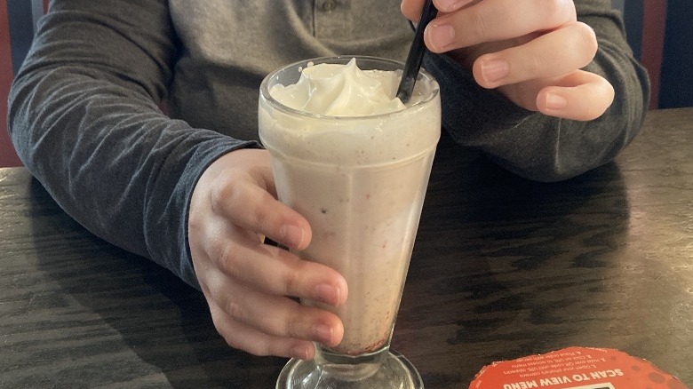 Oreo Peppermint Crunch Shake