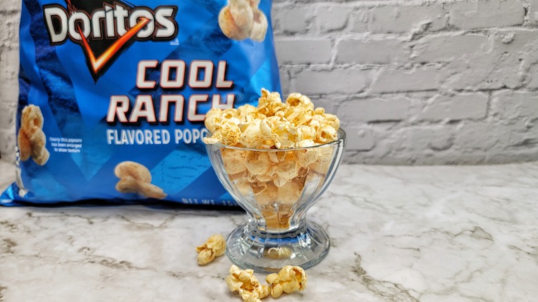 cup of cool ranch popcorn