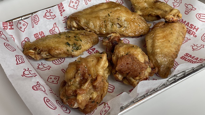 Smashburger garlic rosemary wings