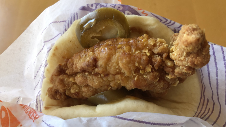 The Taco Bell Crispy Chicken Sandwich Taco