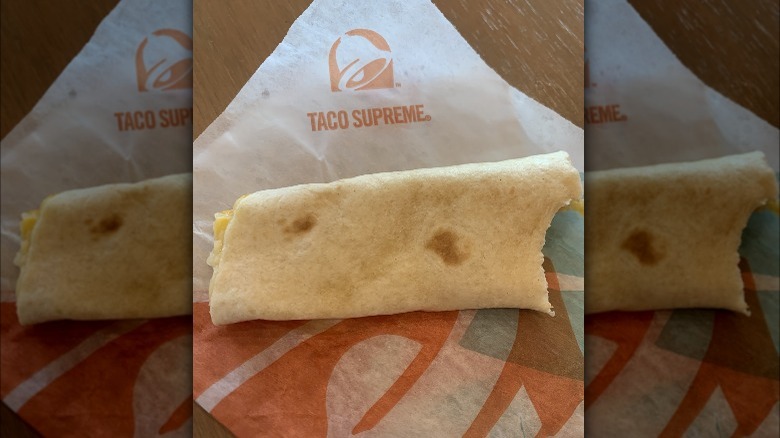 Taco Bell cheese roll-up 