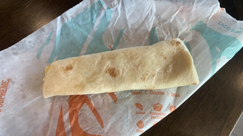 Taco Bell cheese roll-up 