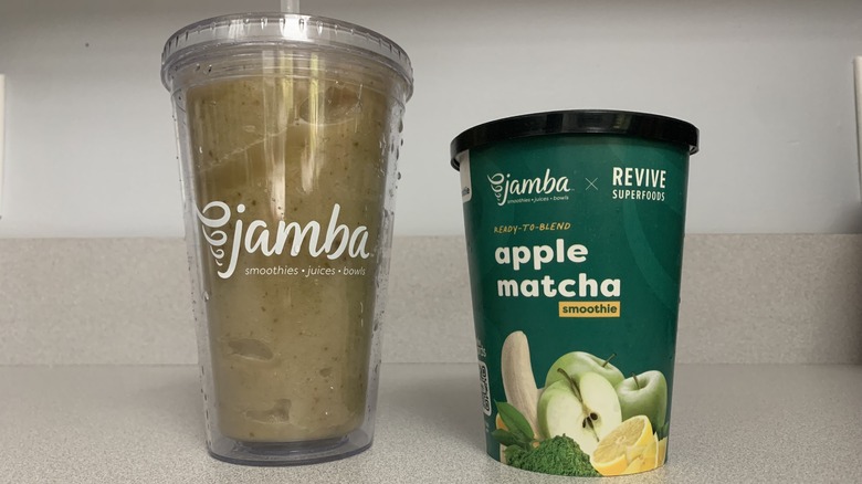 Apple Matcha Jamba x Revive smoothie 