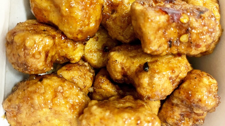 The Beyond the Original Orange Chicken is a winner. 