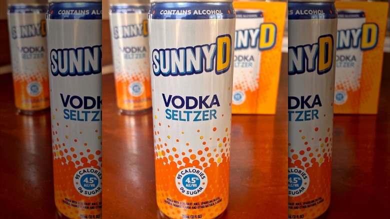 SunnyD Vodka Seltzer can