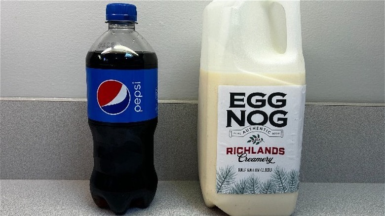 Pepsi and eggnog 